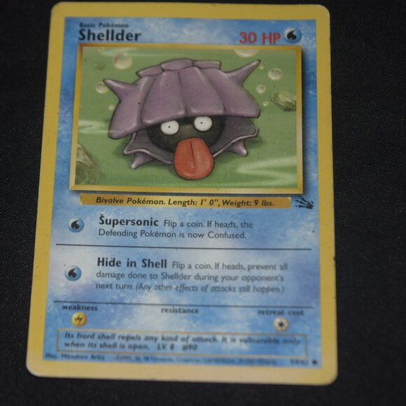 Shellder 54/62 - Fossil - Common - Pokemon- LP - Picture 1 of 14